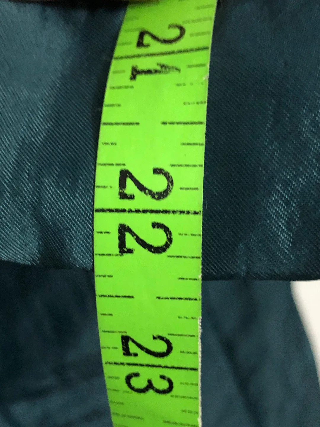 Women’s Teal Hooded Long Coat. Size Large. Antels. image indicator(7)