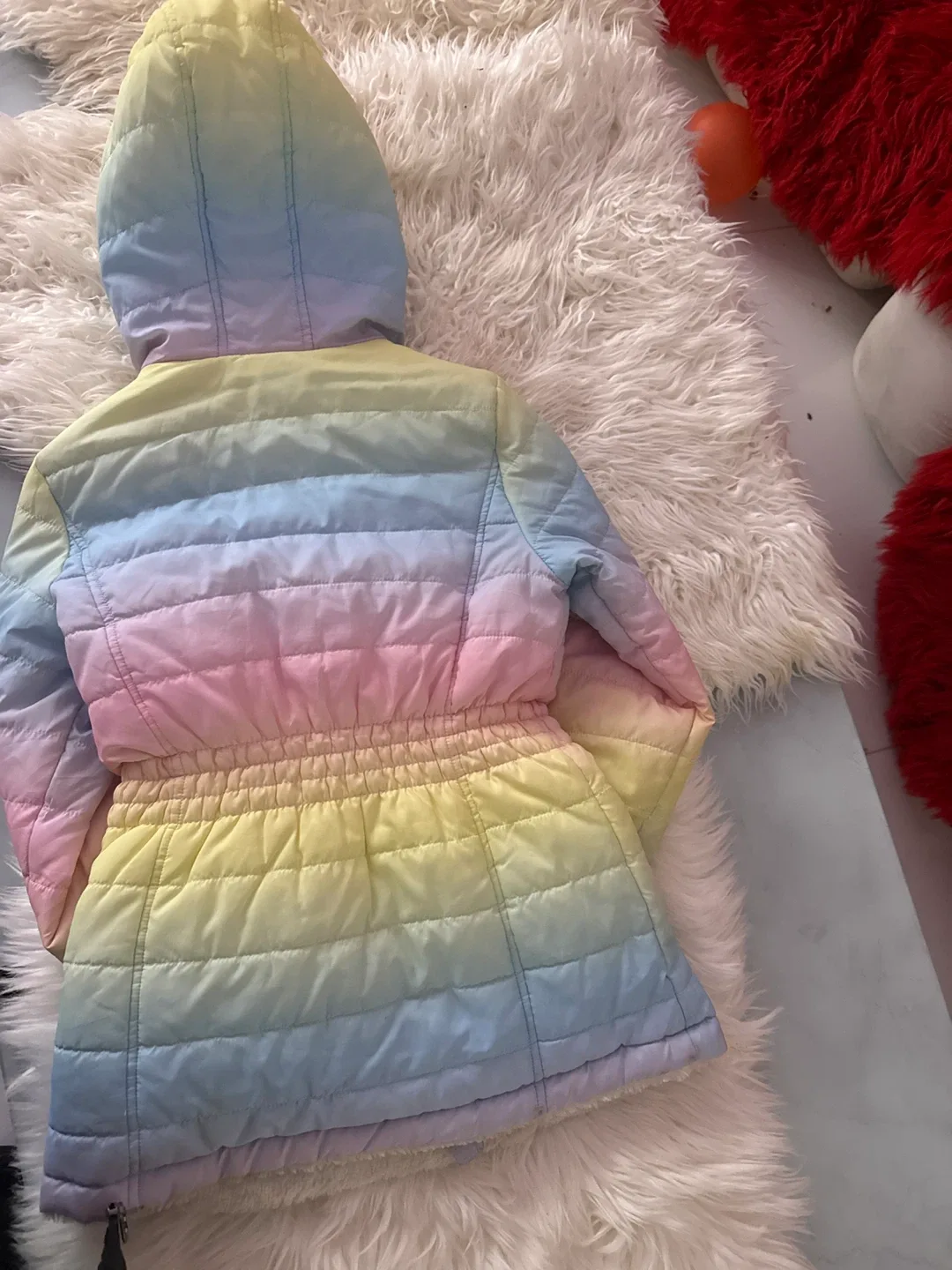 Limited Too Girls' Puffer Jacket Size 7/8 image indicator(3)