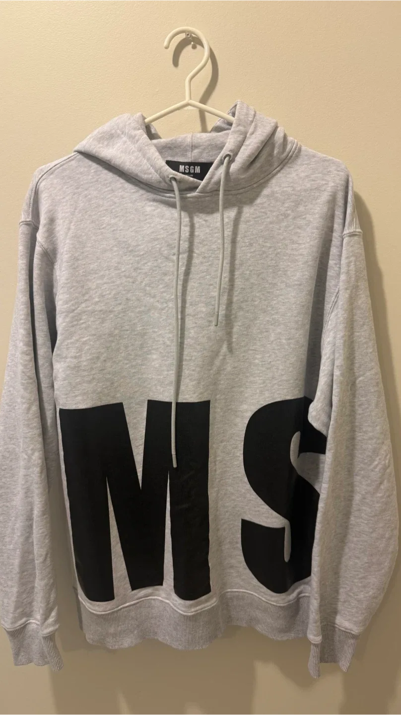 MSGM Grey Hoodie - Size M image indicator(2)