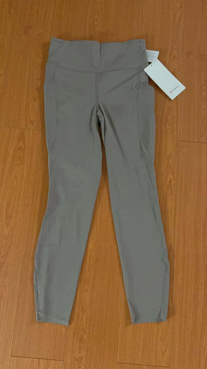 NEW - Lululemon Grey Leggings - Size 6 image indicator(2)