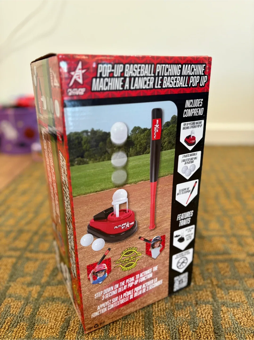 Future Stars Pop-Up Baseball Pitching Machine