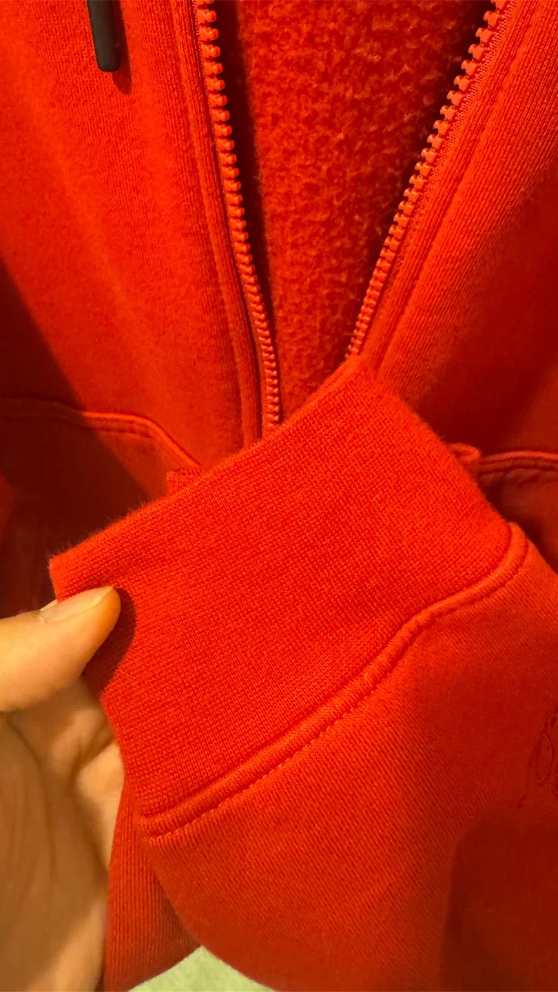 Jordan Red Full Zip Hoodie image indicator(4)