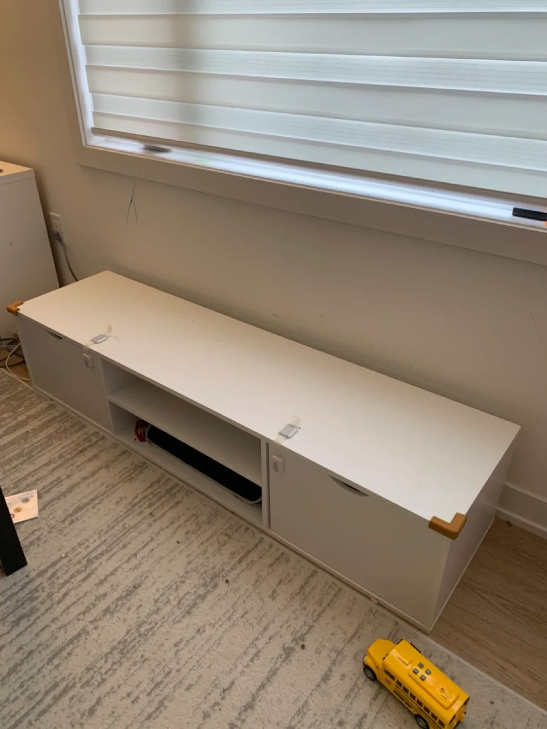White TV Stand Media Console