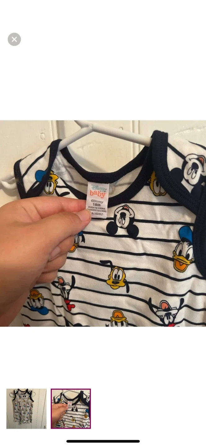 Disney Baby Mickey Mouse Romper image indicator(2)