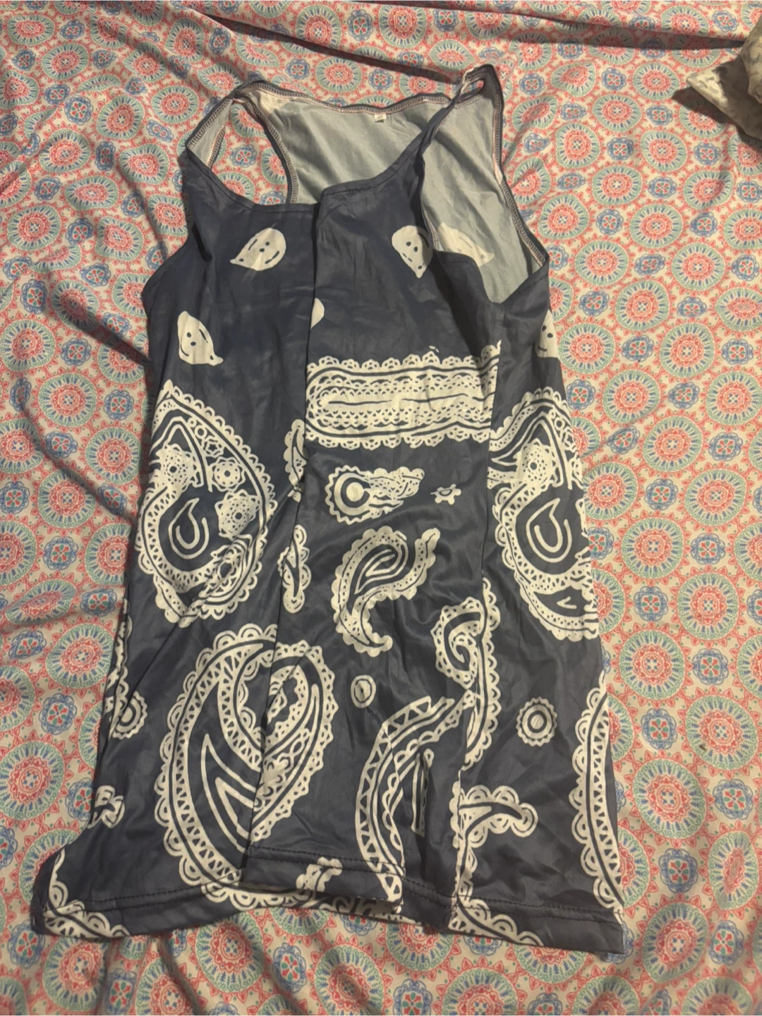 Paisley Print Tank Top