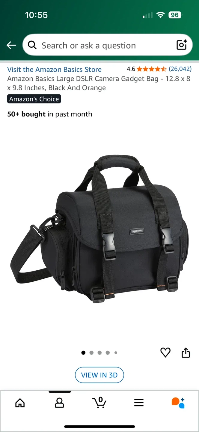 Large DSLR Camera Bag