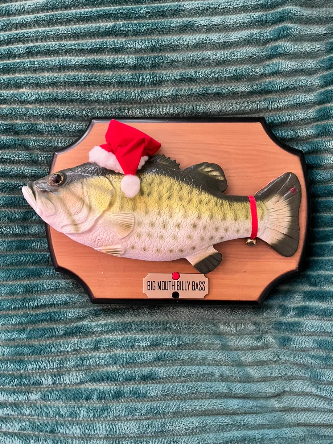 Christmas Big Mouth Billy Bass with Santa Hat