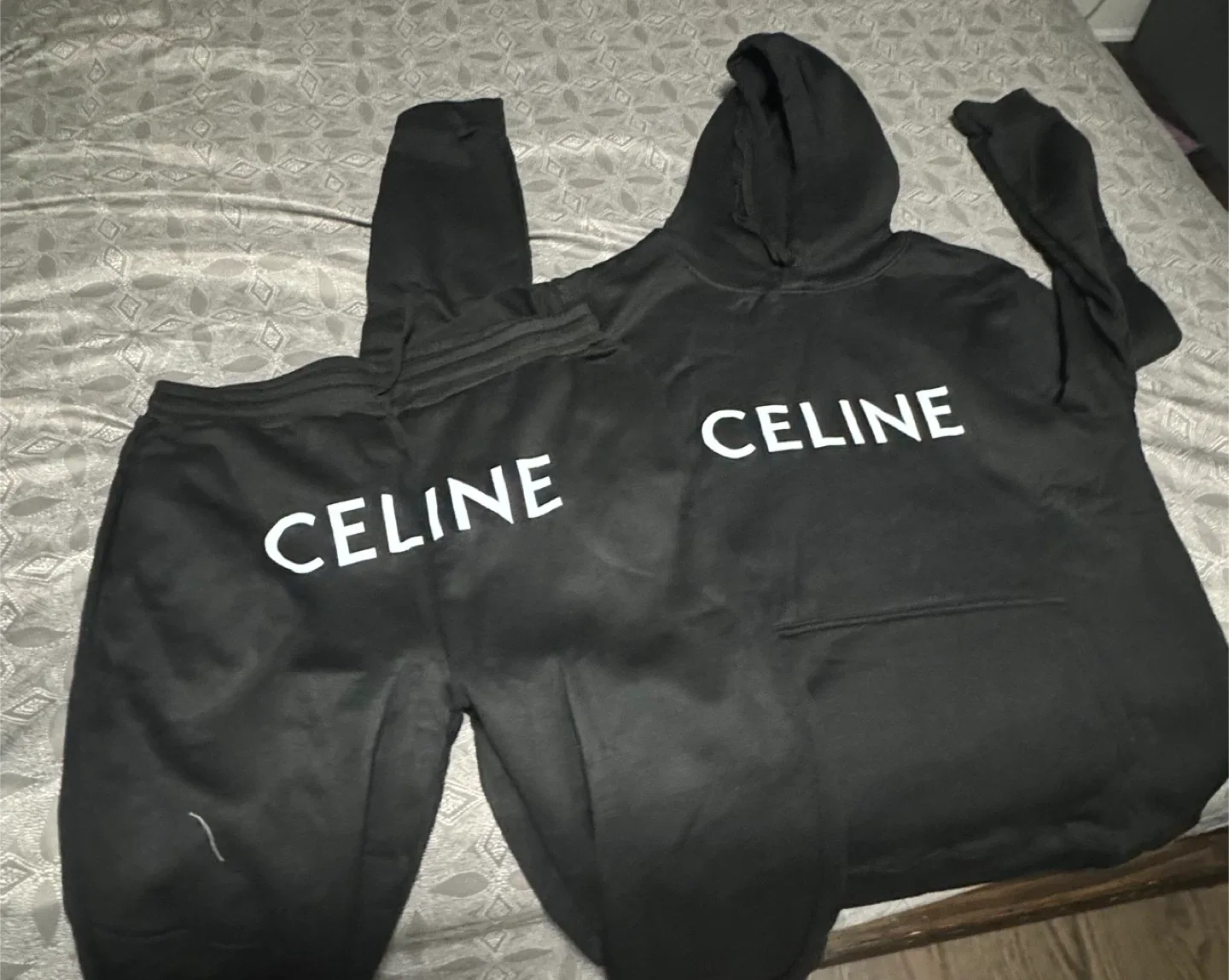 Celine Black Tracksuit Set