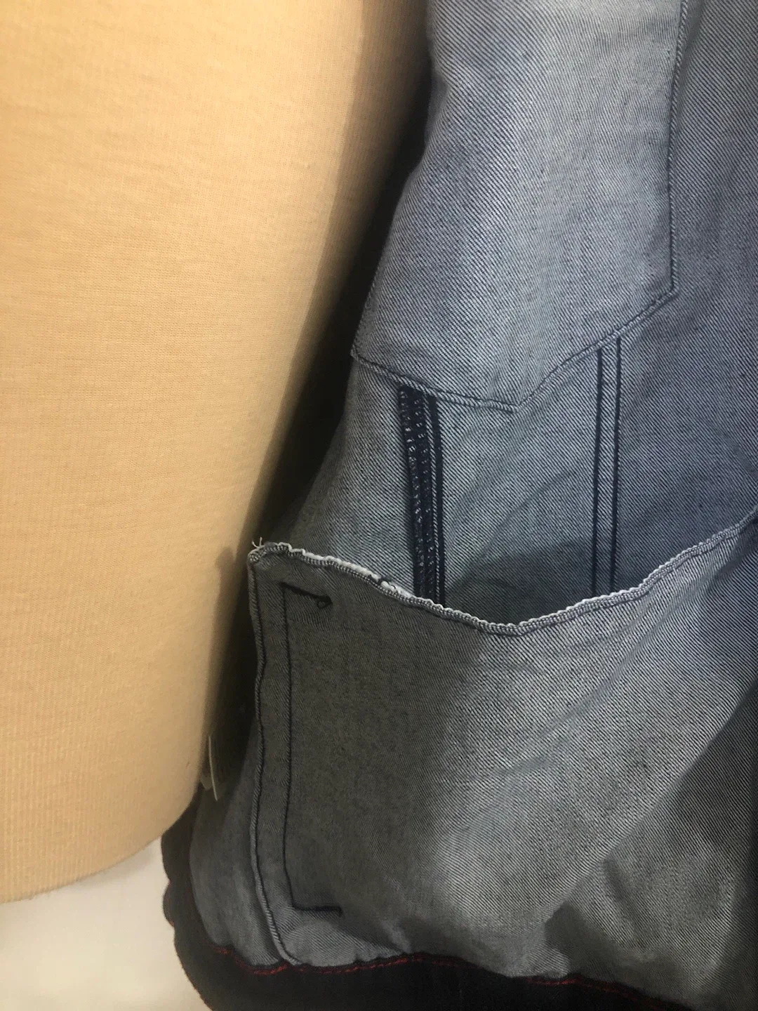 Women’s Denim Jacket. Size 1X. Love Ellen Degeneres. image indicator(4)