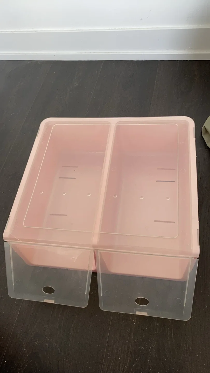 Moving Sale - Pink Storage Box with Drawers