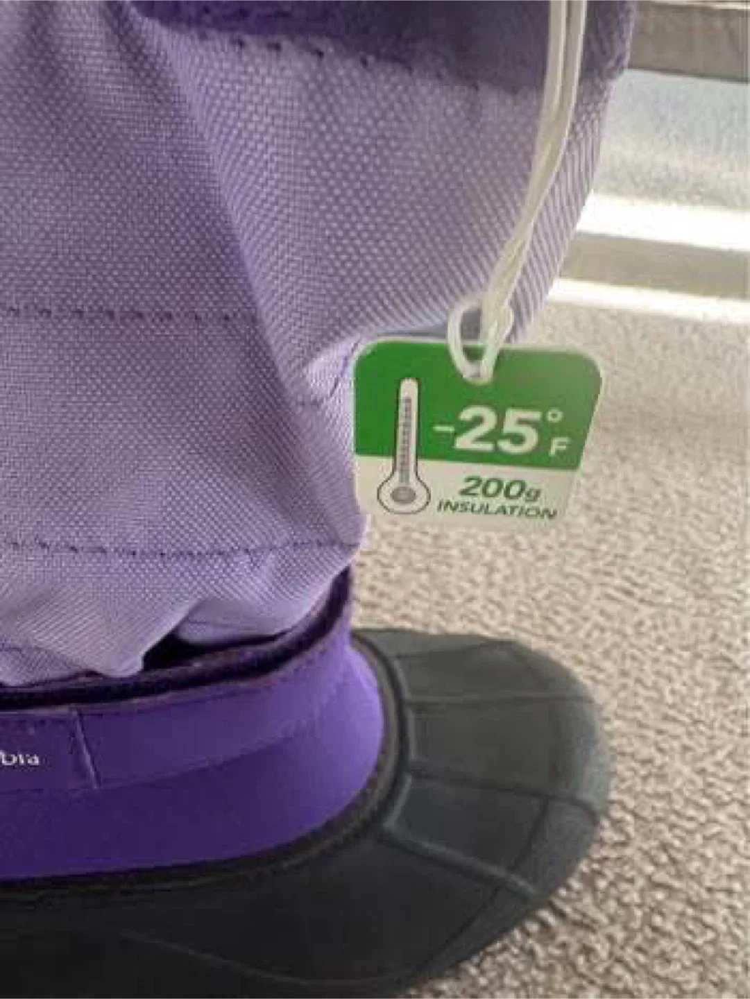 Columbia Purple Winter Boots youth image indicator(3)