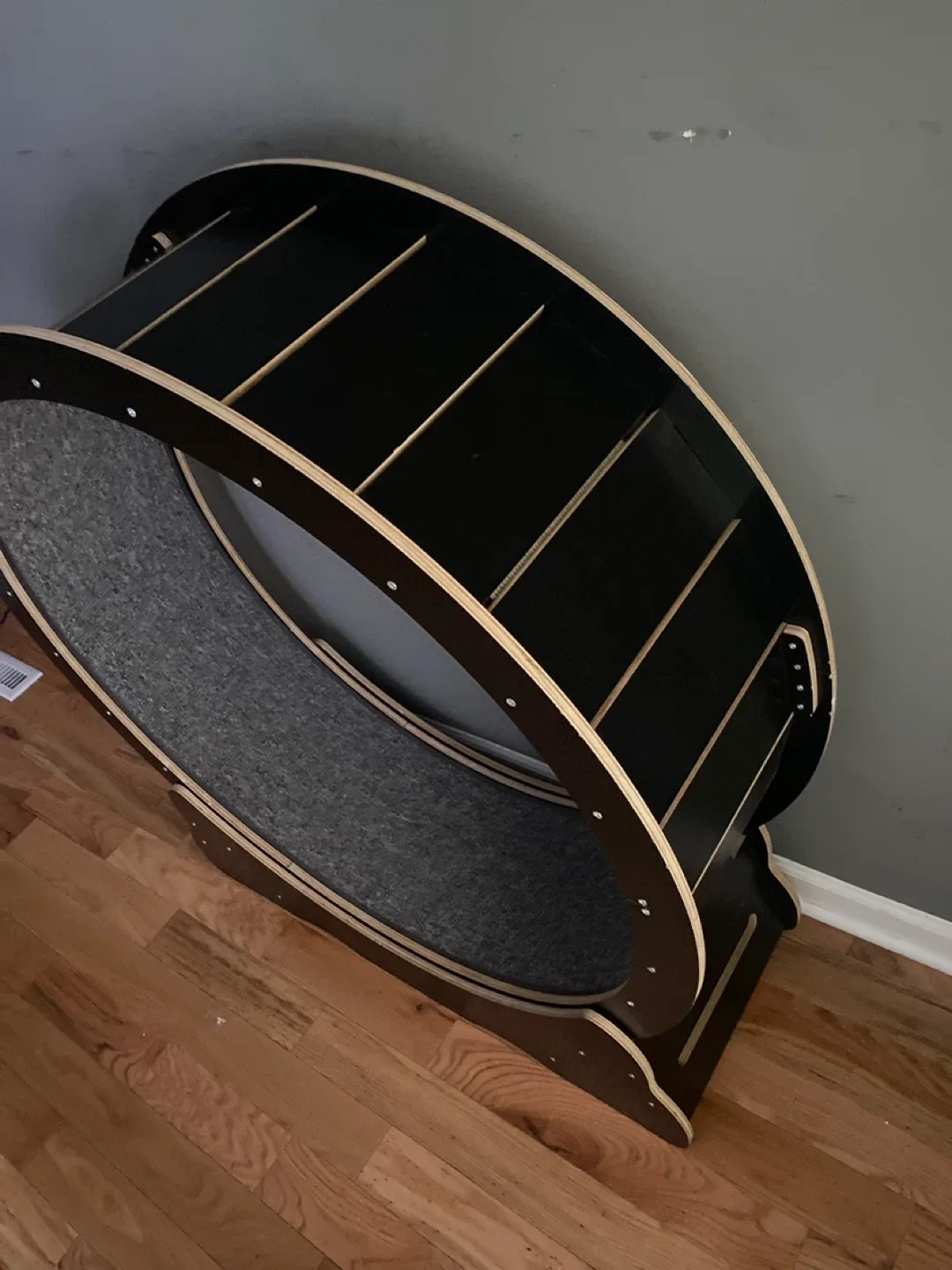 Cat Exercise Wheel - Black image indicator(3)