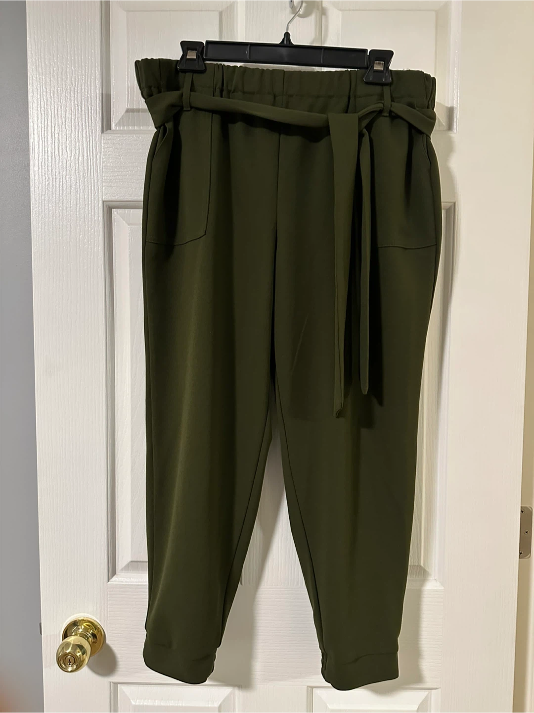 Olive Green One by Chapter One Pants - Size L