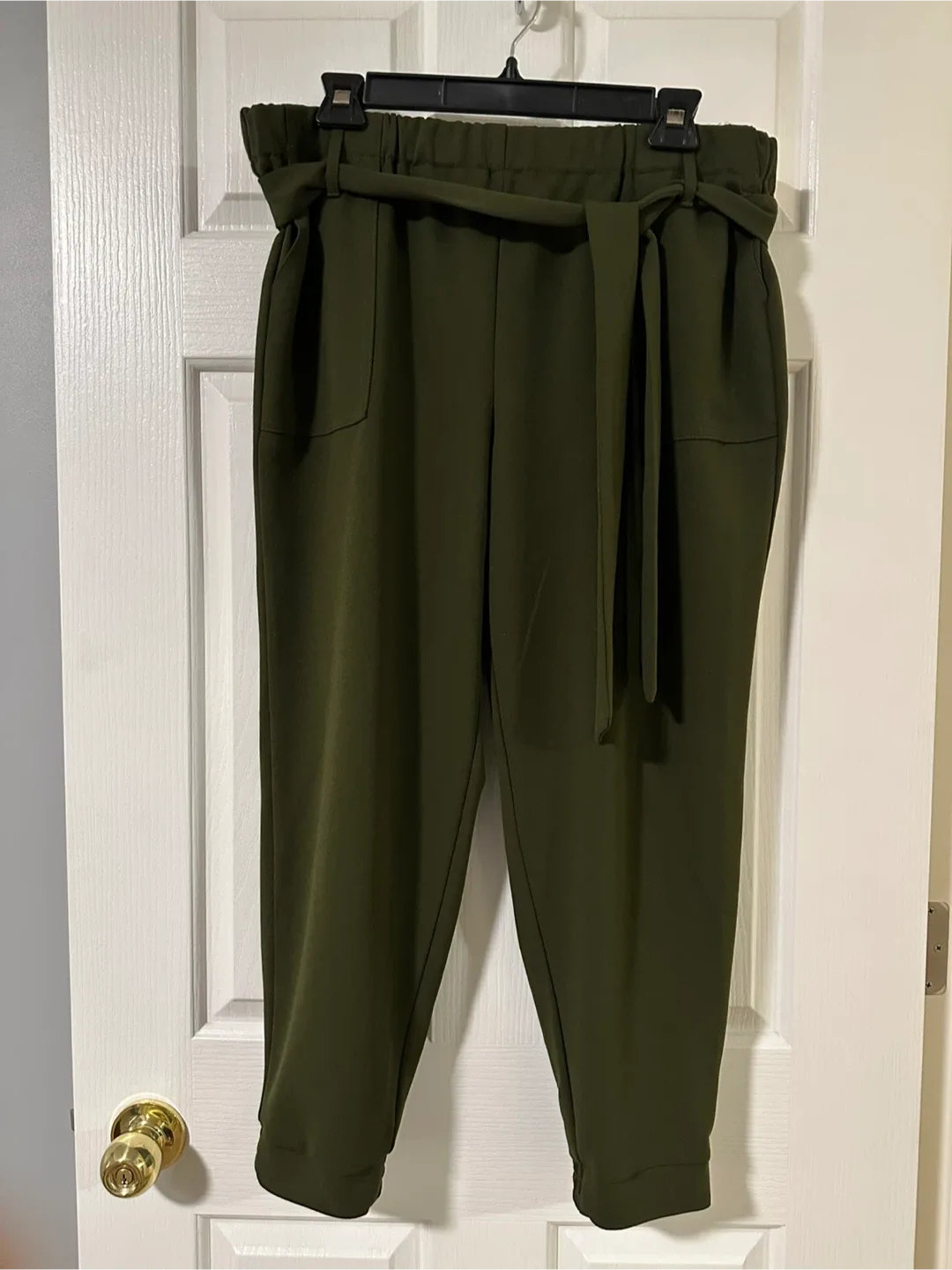 Olive Green One by Chapter One Pants - Size L