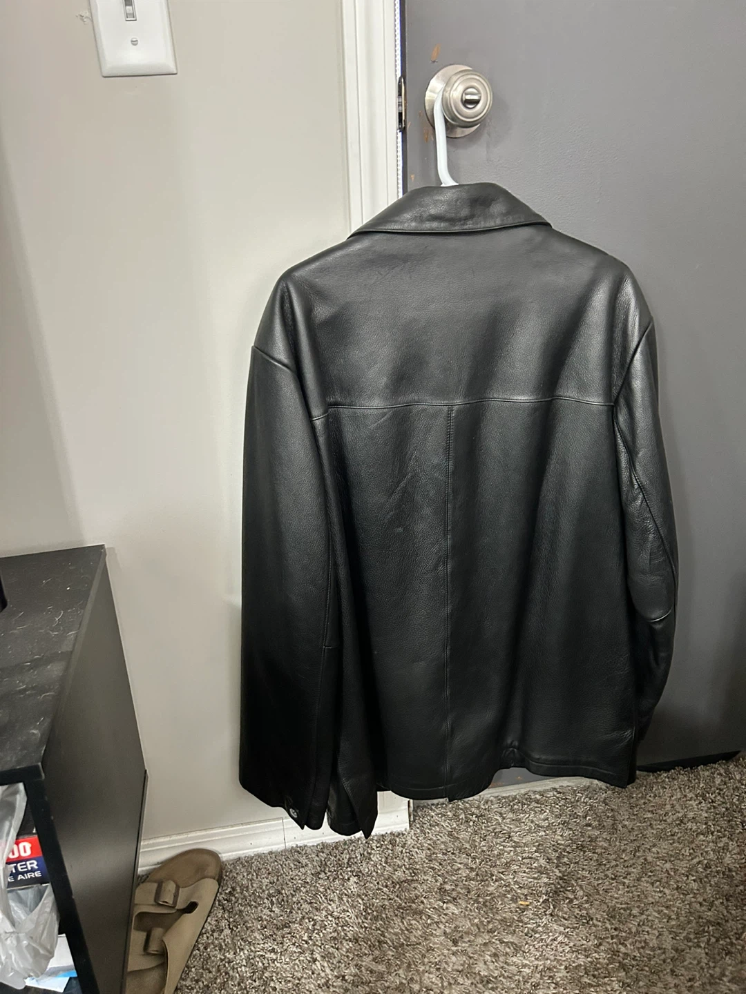 Guess Leather Jacket Large - photo 2
