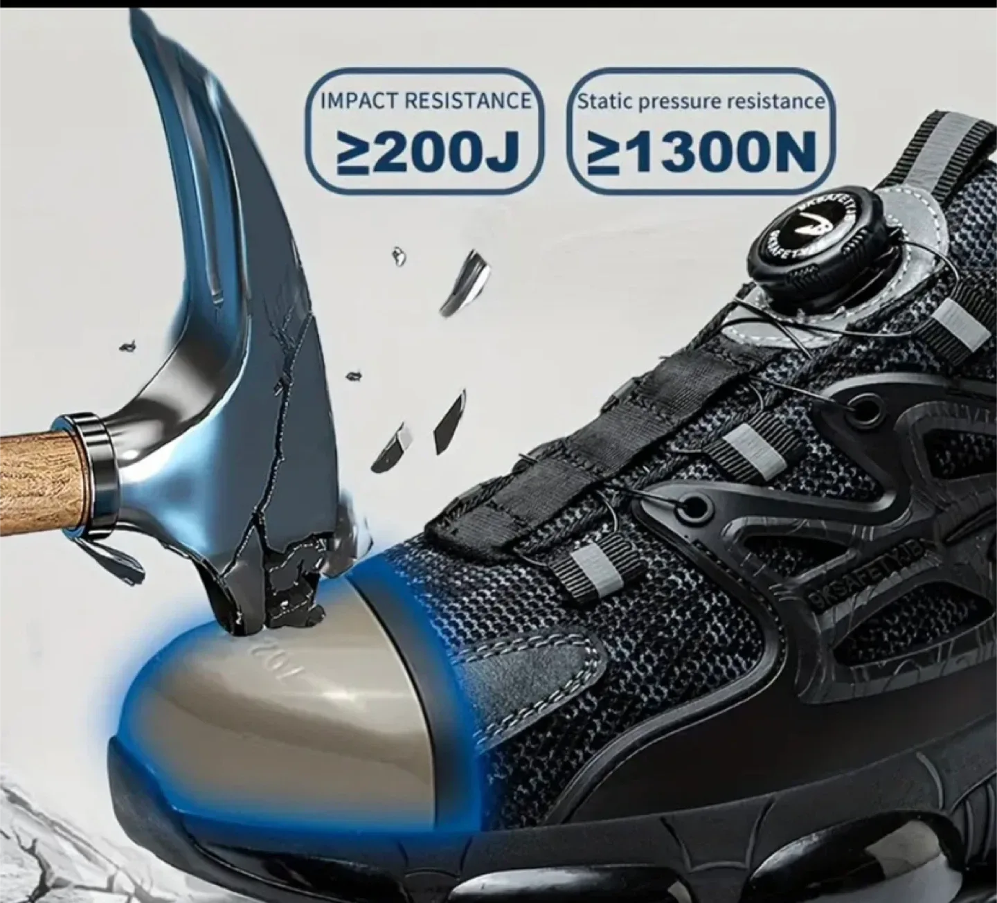 Black Safety Shoes - Puncture Resistance Size 9 image indicator(7)