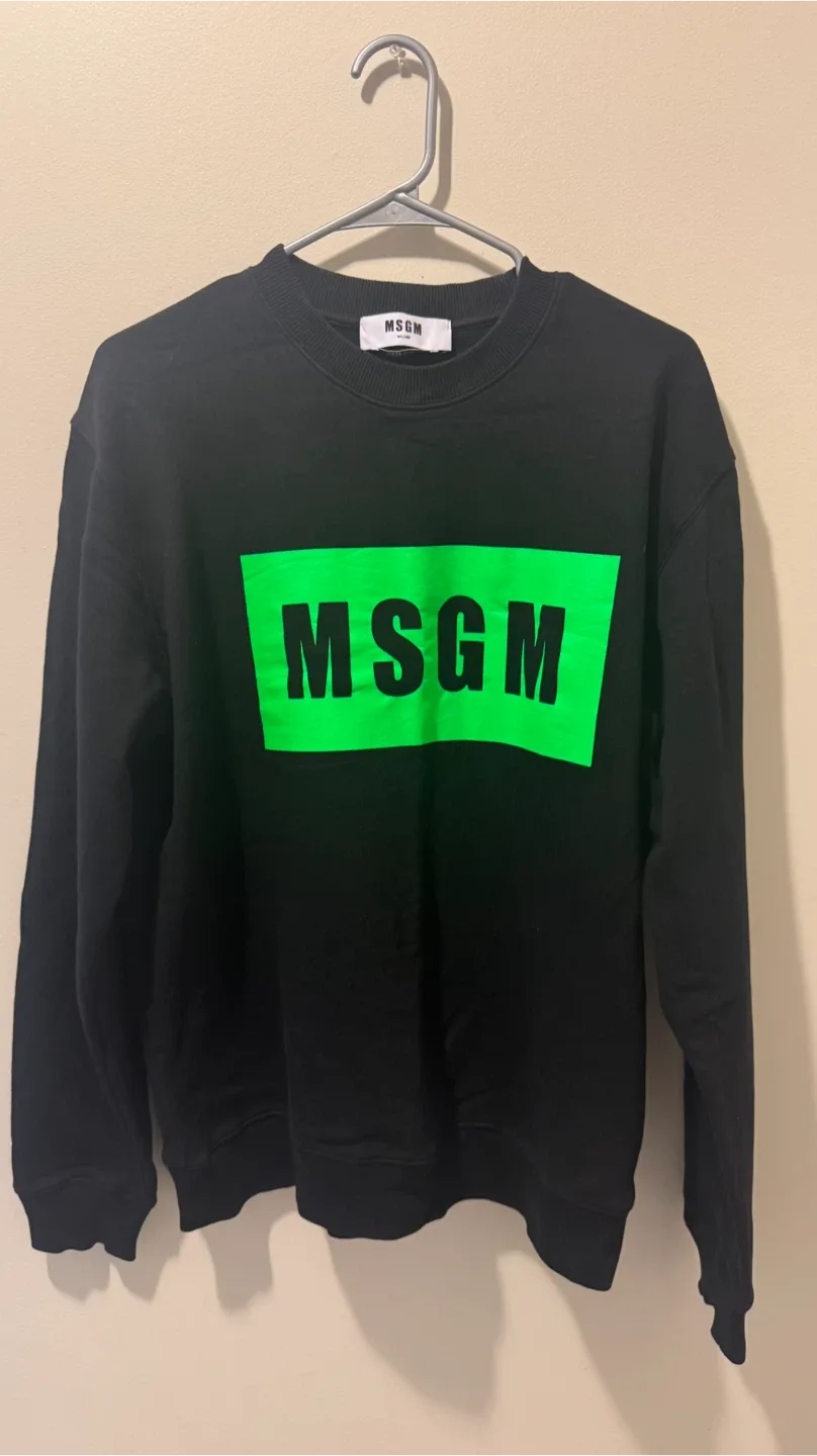 MSGM Black Sweatshirt - Size XL