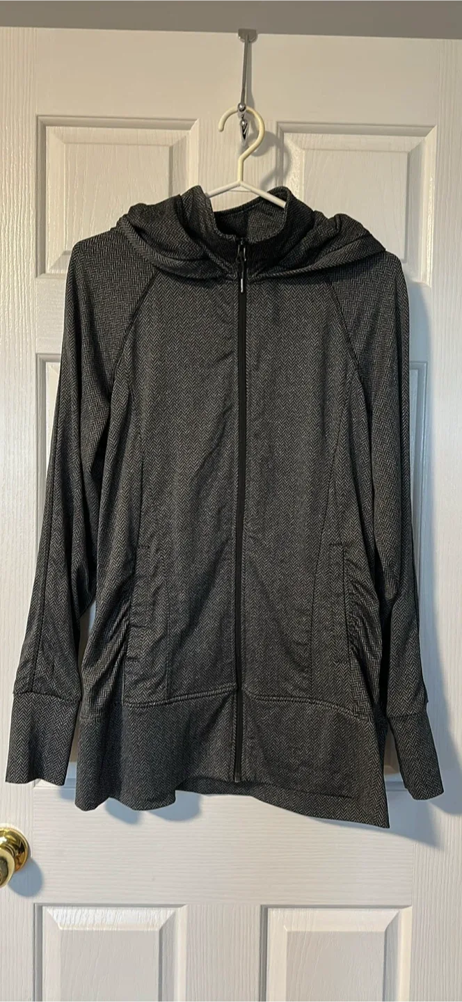 Grey Zip-Up Hoodie