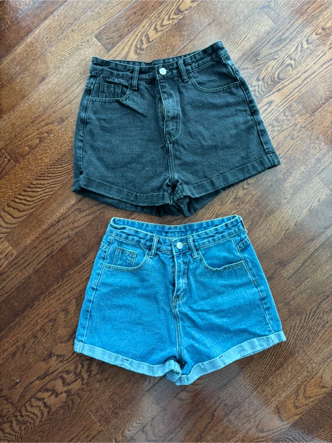 Two Pairs of Denim Shorts