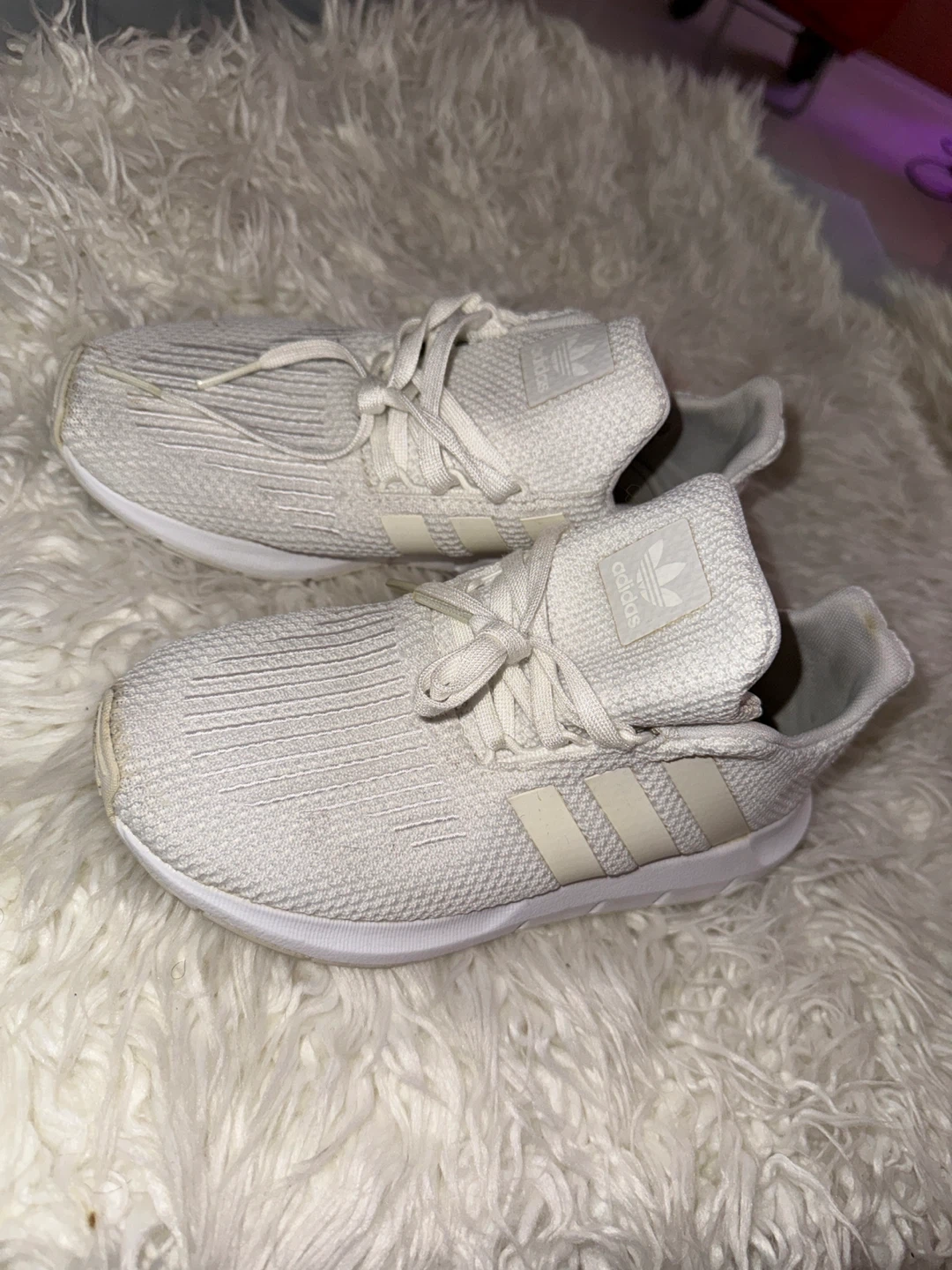Adidas Swift Run X White Sneakers US 3