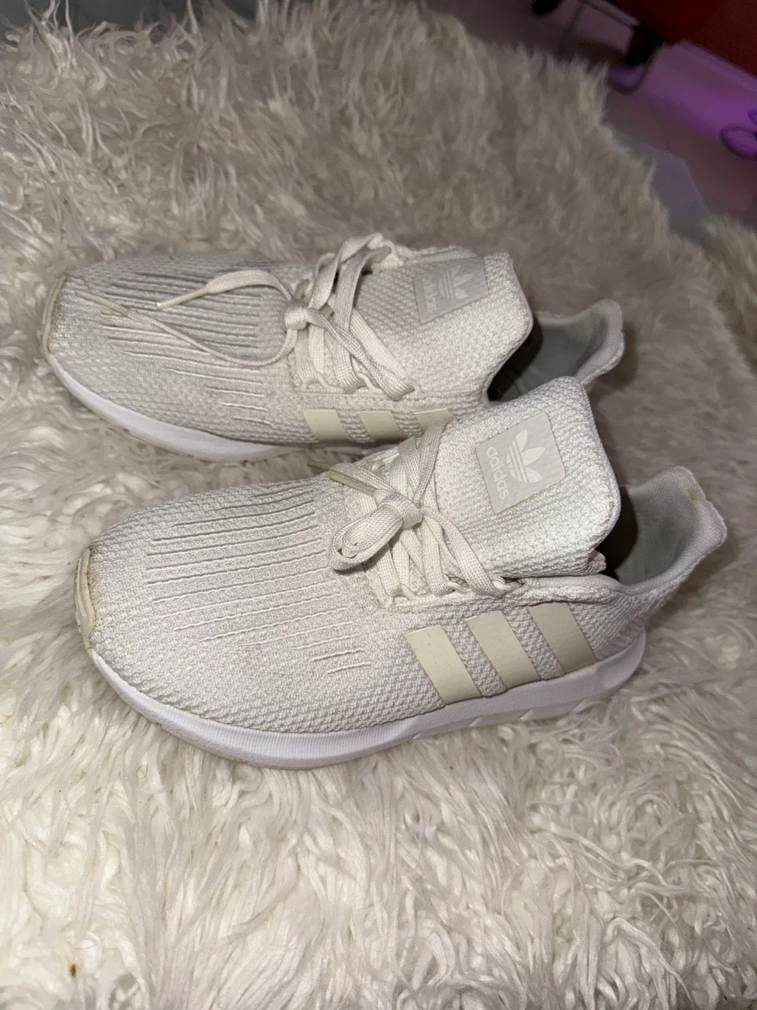 Adidas Swift Run X White Sneakers US 3