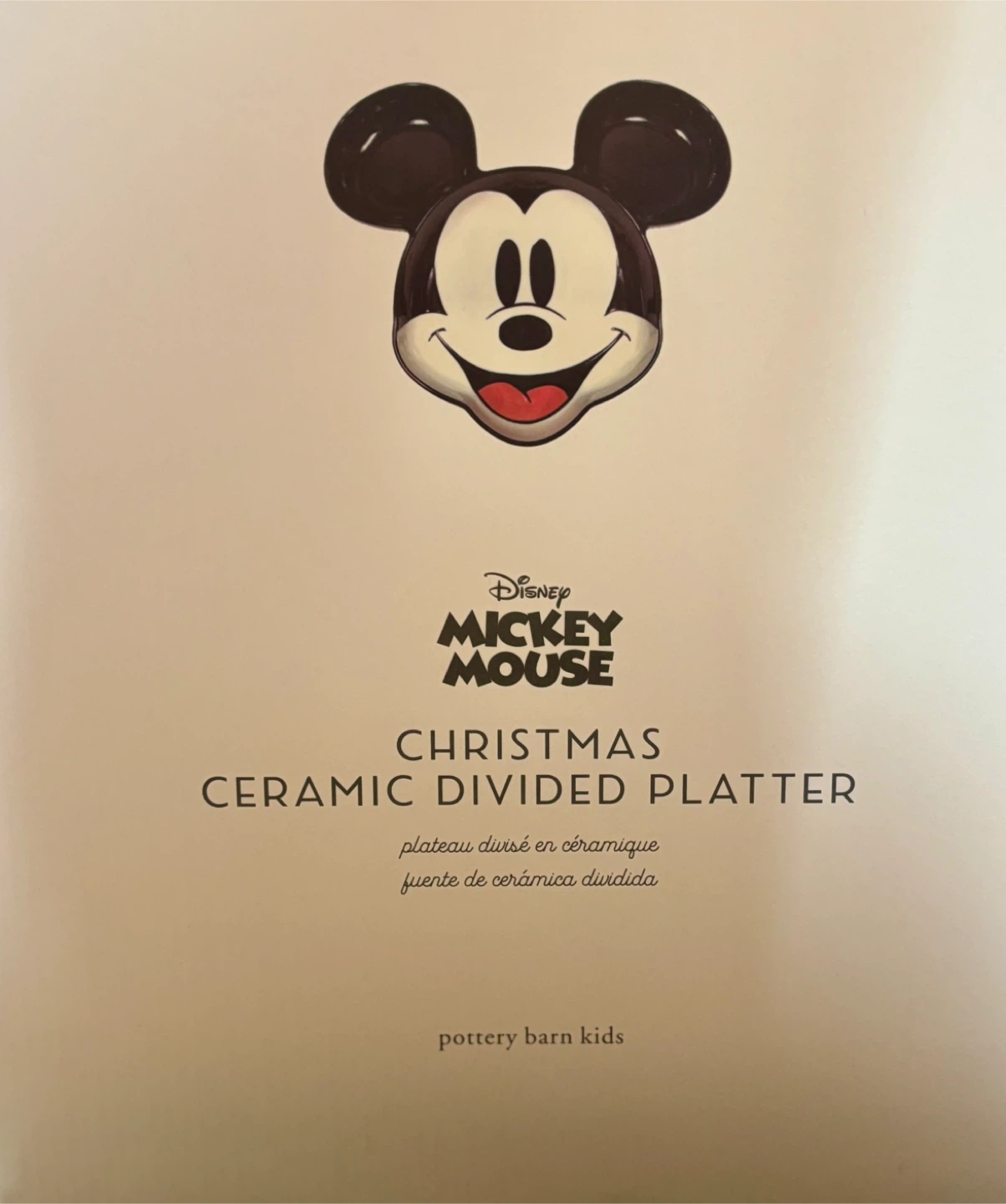 Disney Mickey Mouse Divided Platter - photo 3