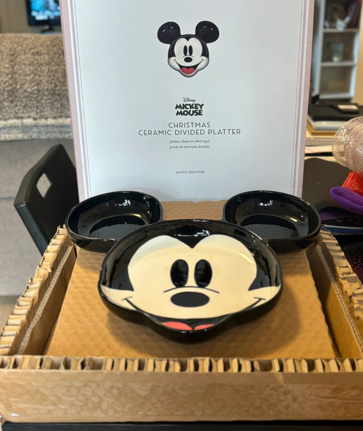 Disney Mickey Mouse Divided Platter