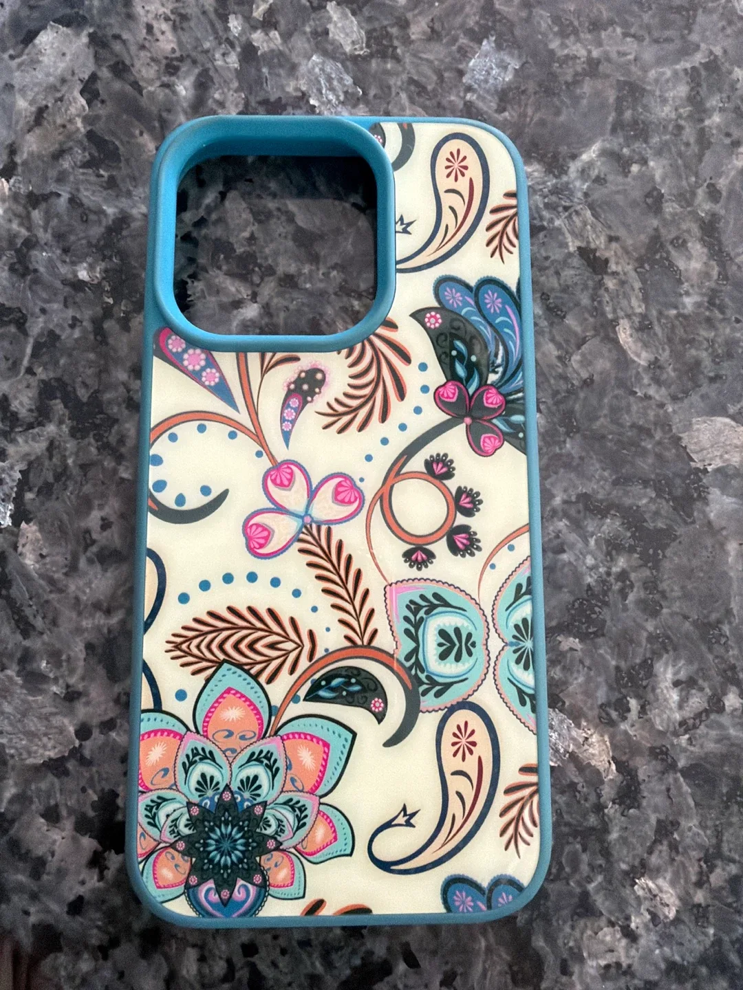 iPhone 15 Pro Floral Paisley Phone Case