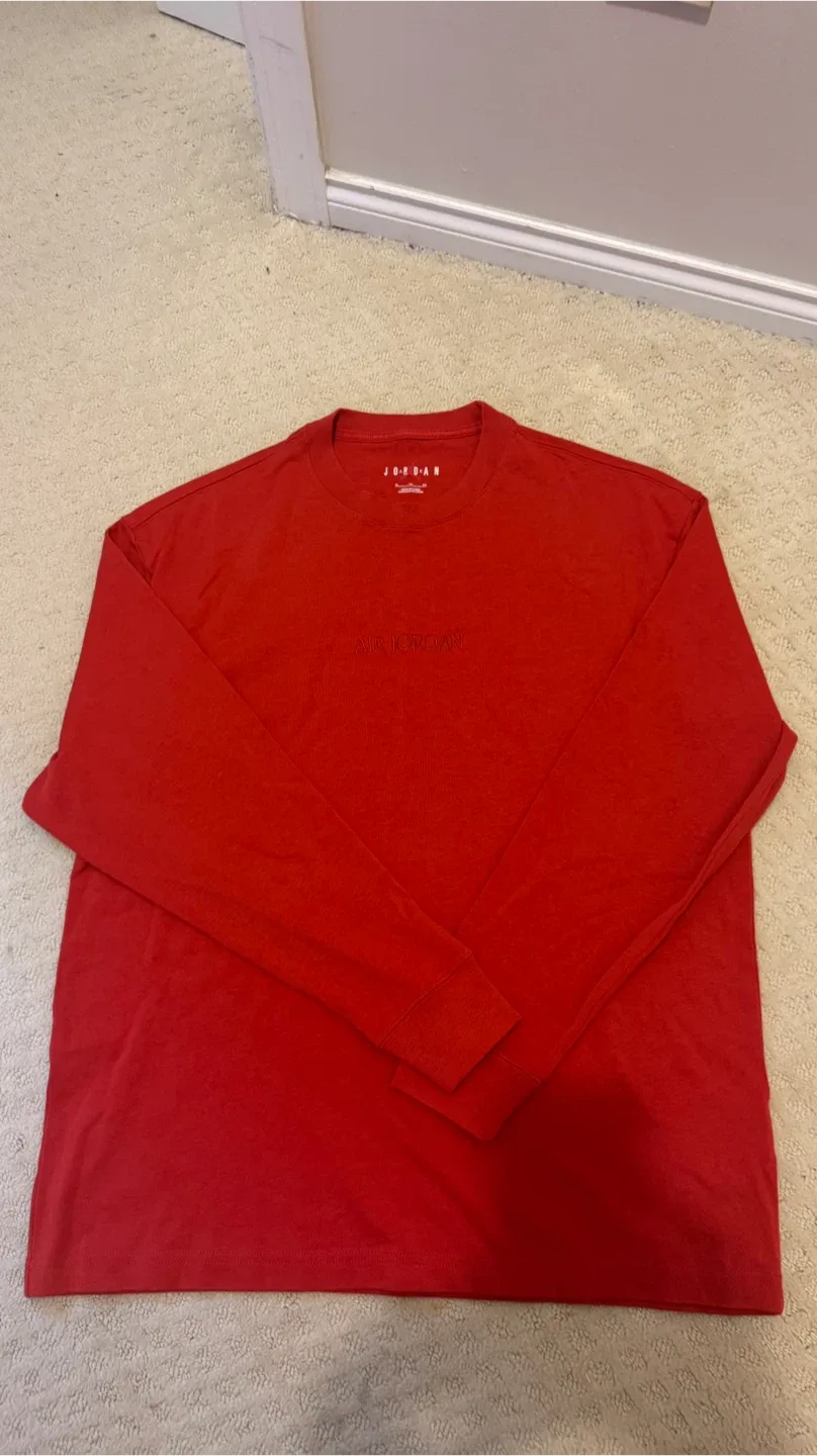 Jordan long-sleeve shirts – selling all three as a set.