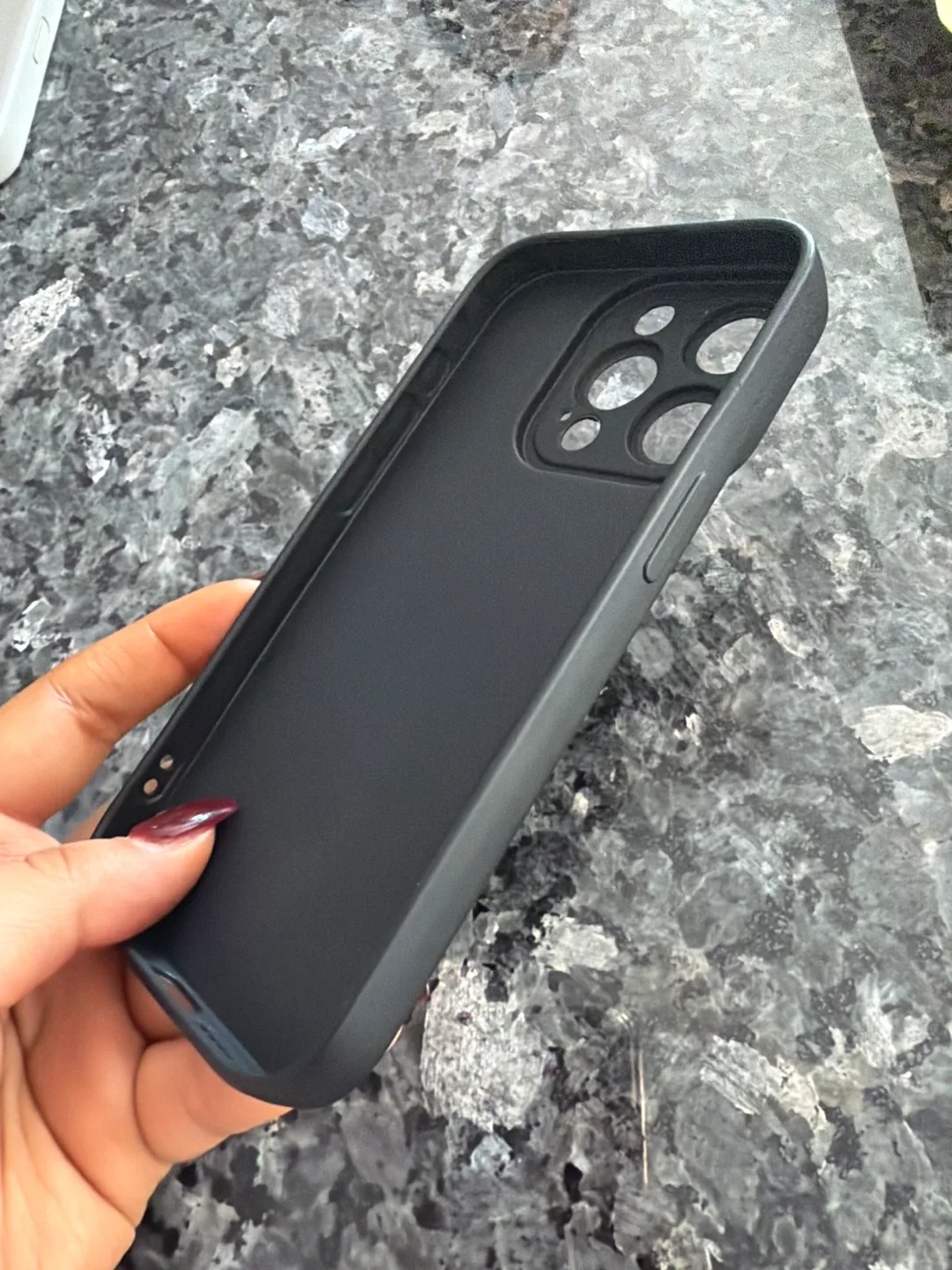 Black iPhone Case with Cross Design image indicator(2)