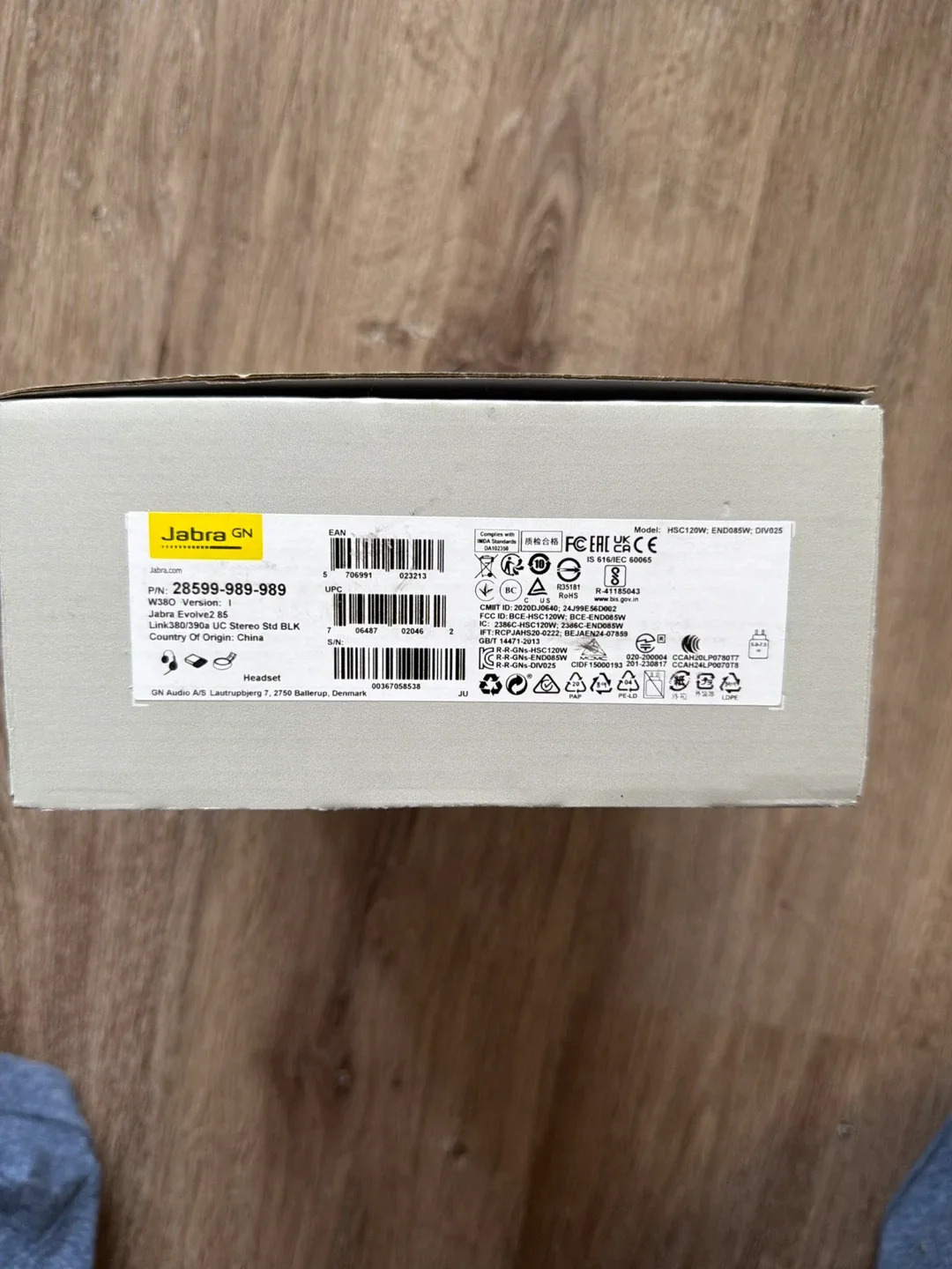 Jabra Evolve2 85 Stereo Headset - Like New! image indicator(3)