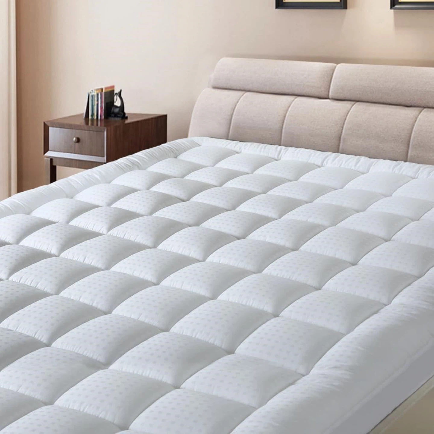 Ultra Soft Mattress Topper Twin XL - Fitted Sheet Style