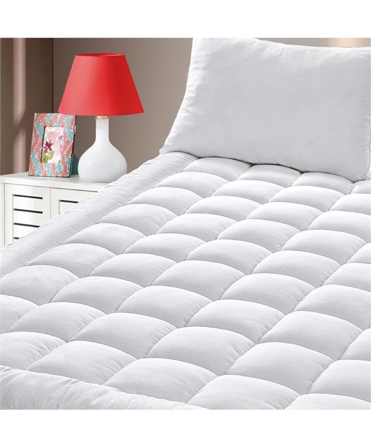 Ultra Soft Mattress Topper Twin XL - Fitted Sheet Style image indicator(3)