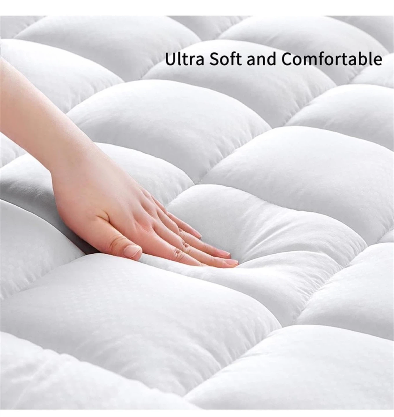 Ultra Soft Mattress Topper Twin XL - Fitted Sheet Style - photo 4