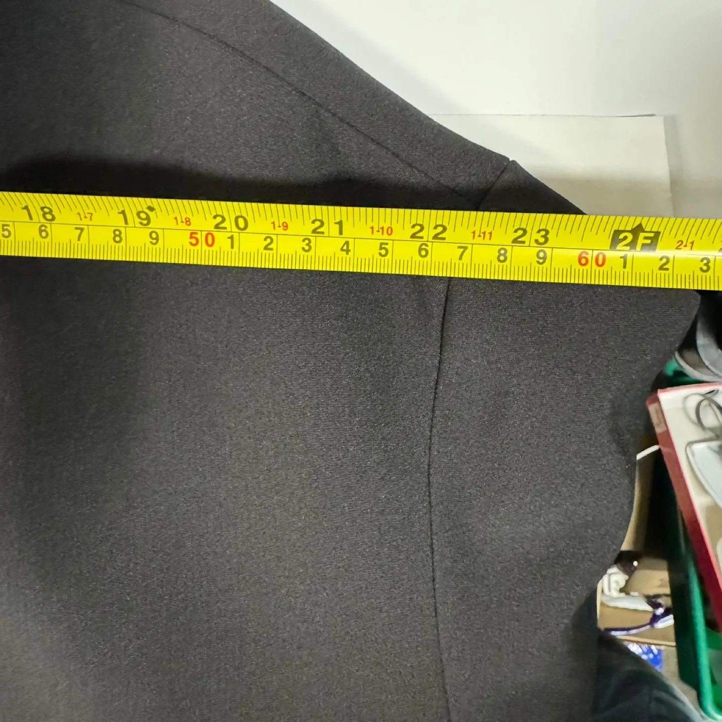 Melanie Lyne Black Funnel Neck Coat – Size 14 (New with Tag) image indicator(10)