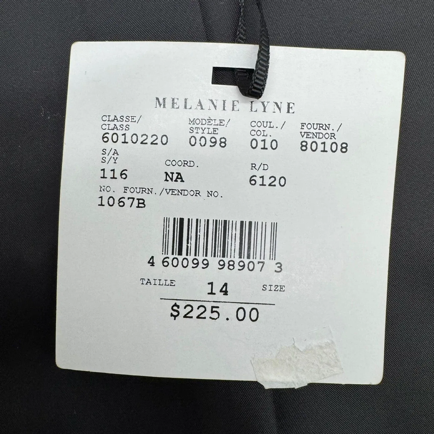 Melanie Lyne Black Funnel Neck Coat – Size 14 (New with Tag) image indicator(8)