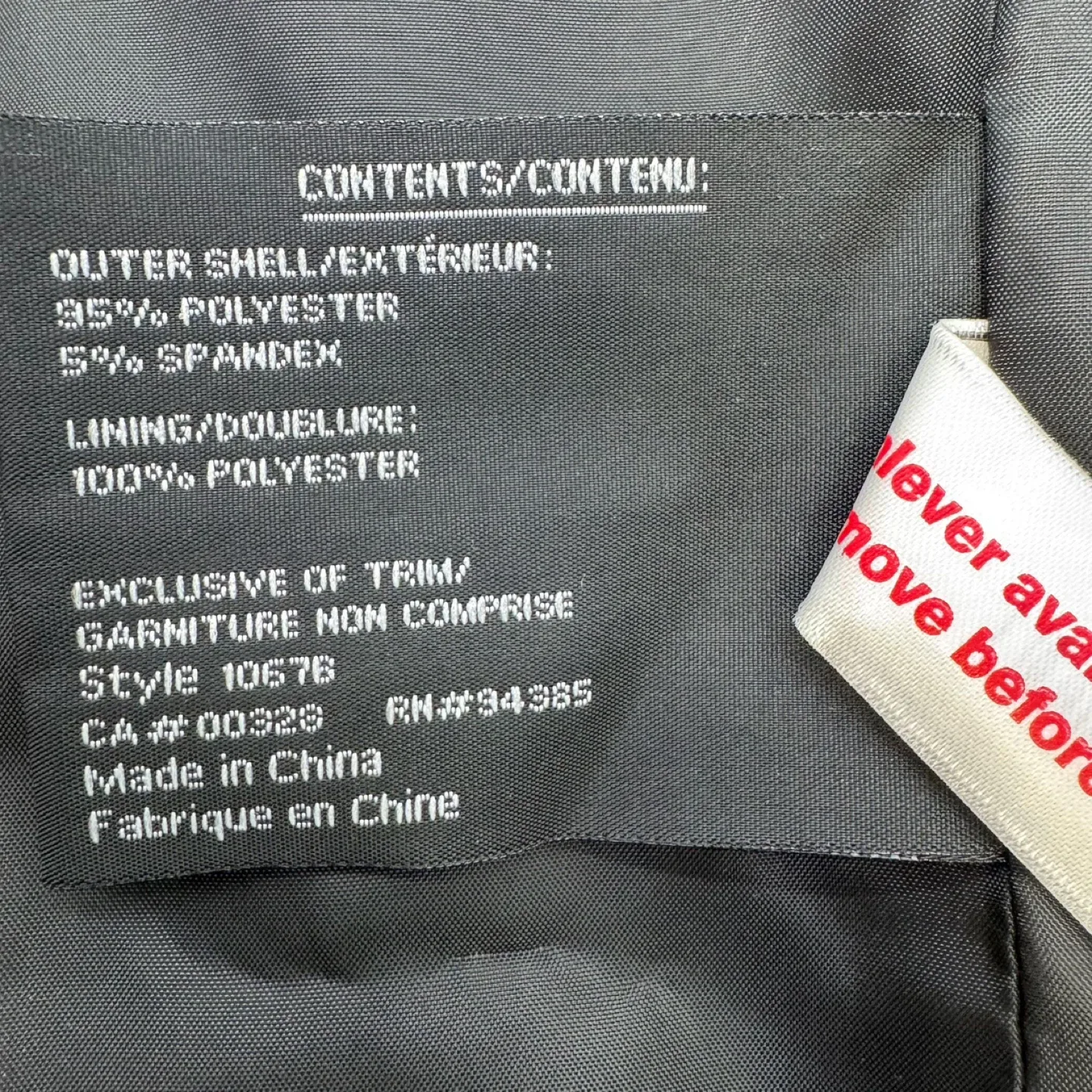 Melanie Lyne Black Funnel Neck Coat – Size 14 (New with Tag) image indicator(7)