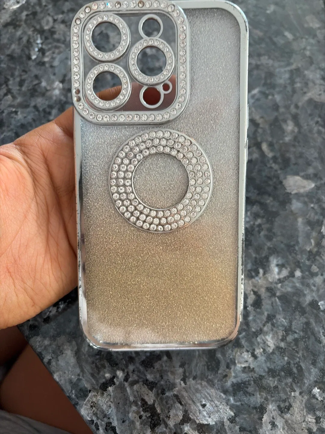 iPhone Case with Rhinestones