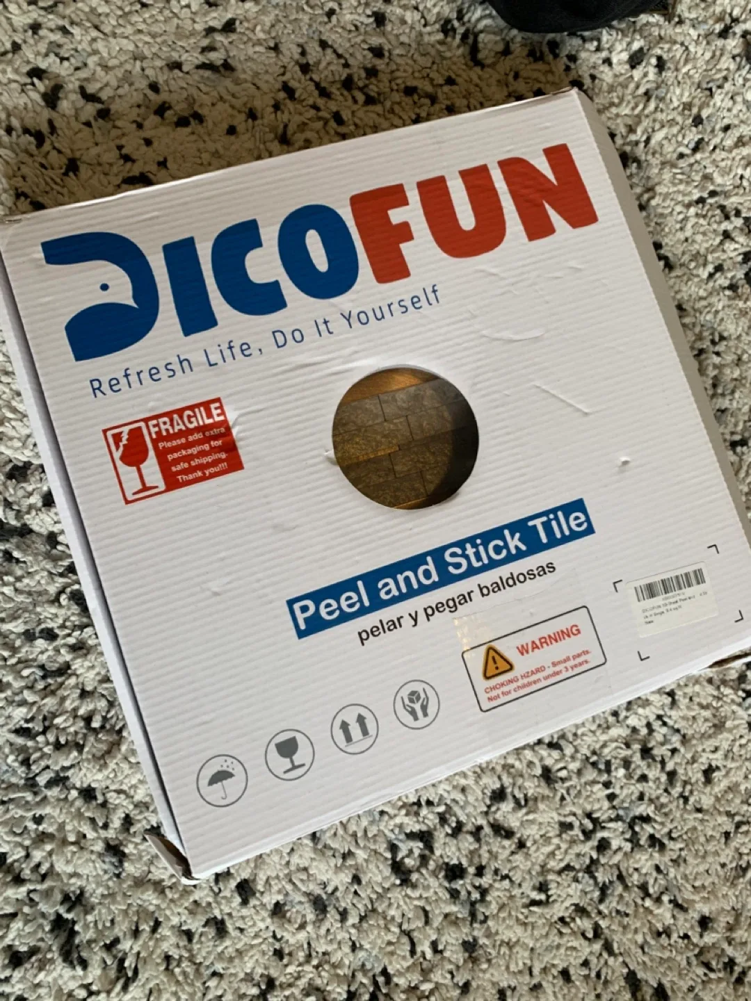 New DICOFUN Peel and Stick Tile - 10 Sheets image indicator(3)