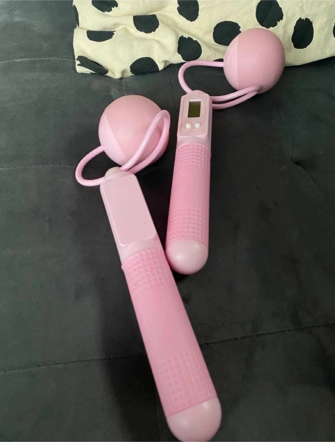 Pink Digital Jump Rope Counter