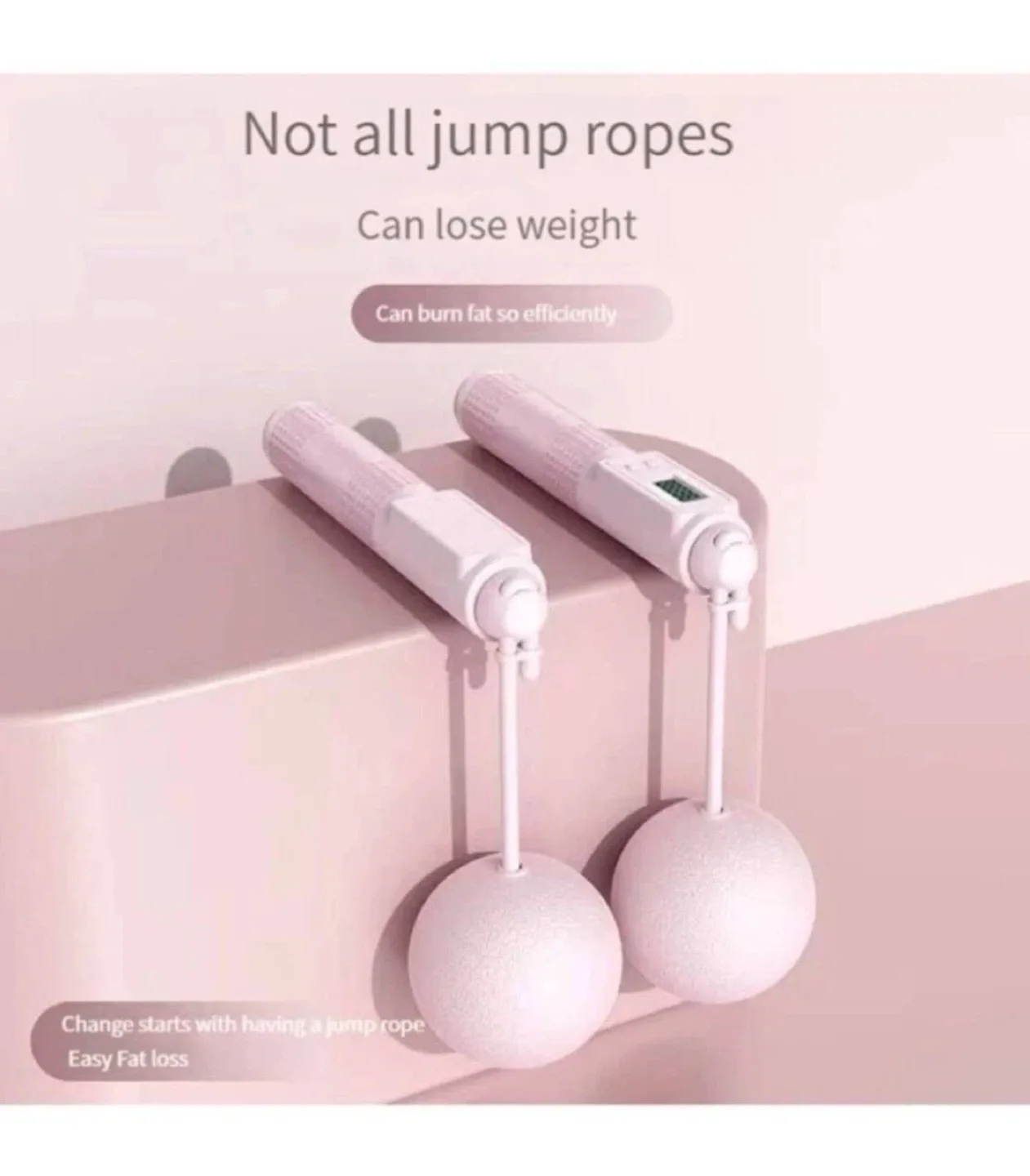 Pink Digital Jump Rope Counter image indicator(3)