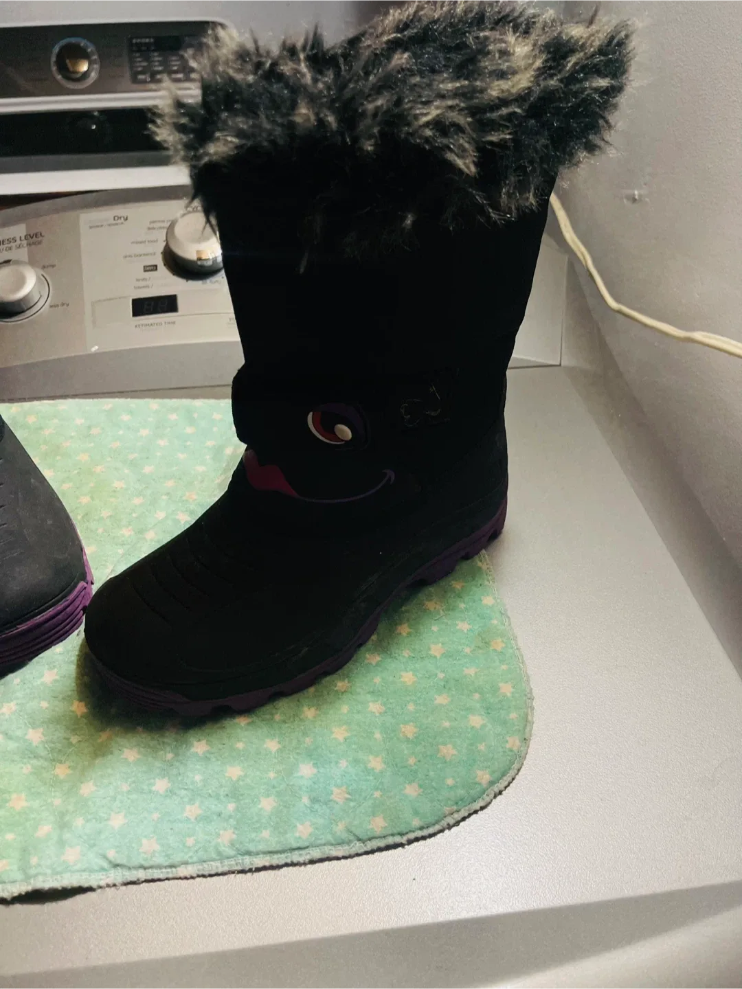 Black Winter Boots - Size 3 image indicator(3)