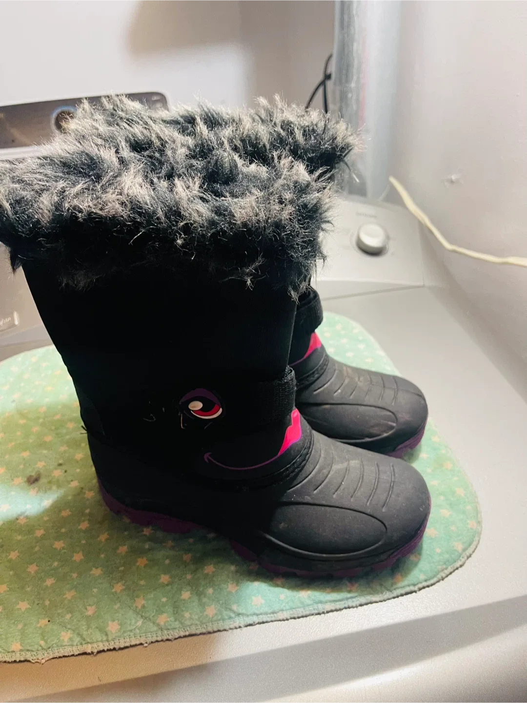Black Winter Boots - Size 3