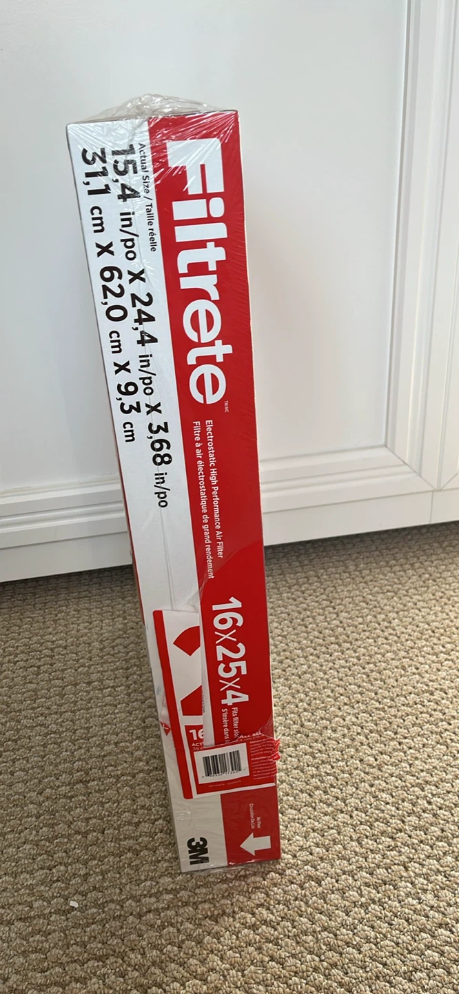 Filtrete 16x25x4 Allergen Defense Air Filter (New) - photo 3