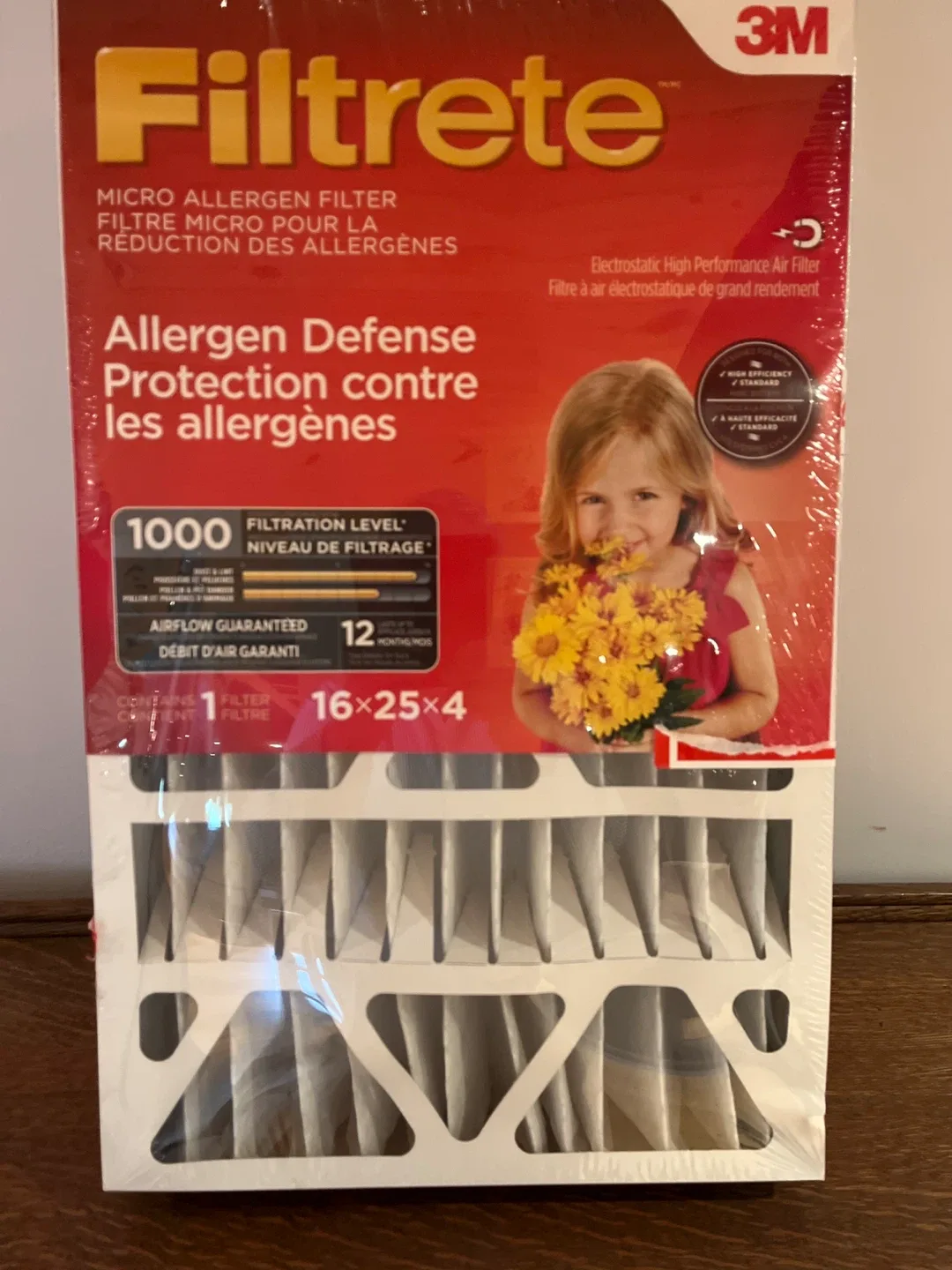 Filtrete 16x25x4 Allergen Defense Air Filter (New)