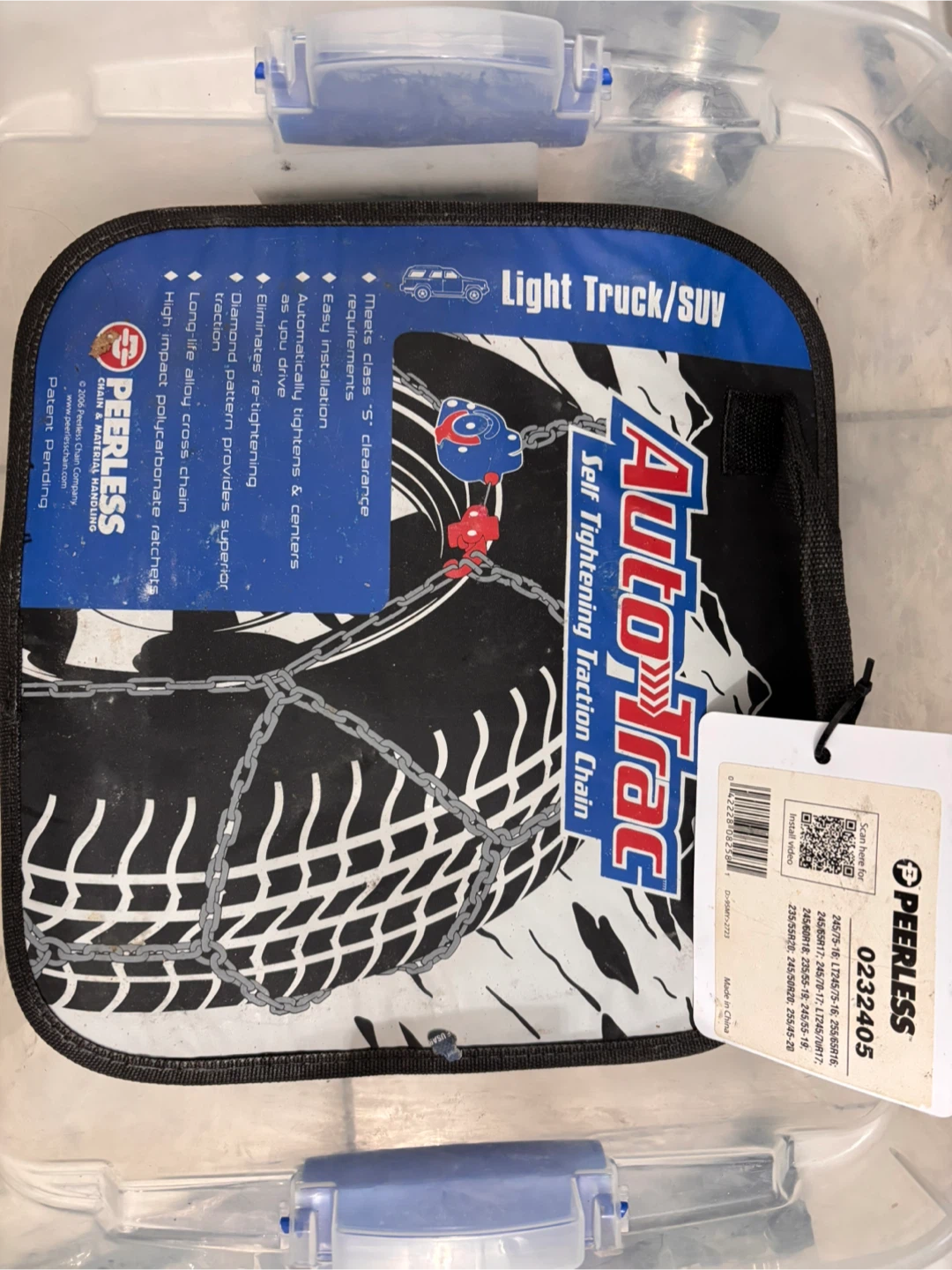 Peerless Auto-Trac Light Truck/SUV Traction Chains