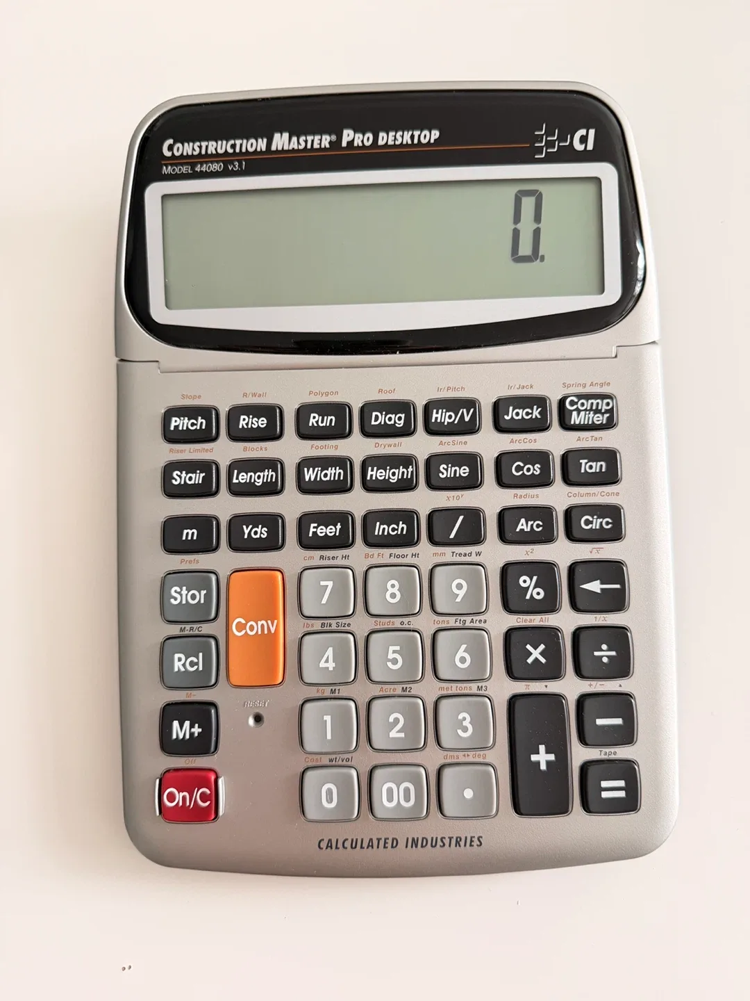 Calculated Industries Construction Master Pro Desktop Calculator