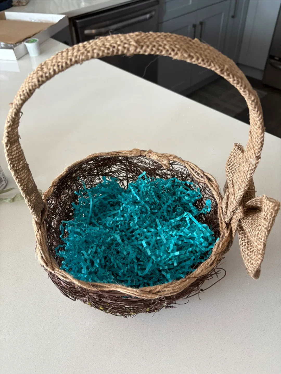 Easter Egg Wreath, Basket, and Bunny Decor Set image indicator(3)