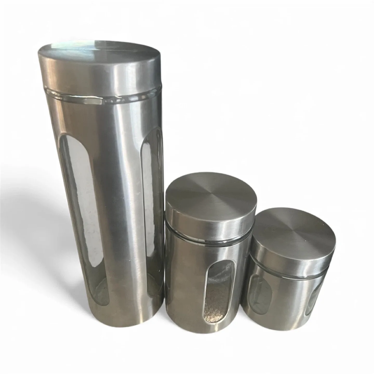 Stainless Steel Kitchen Canister Set