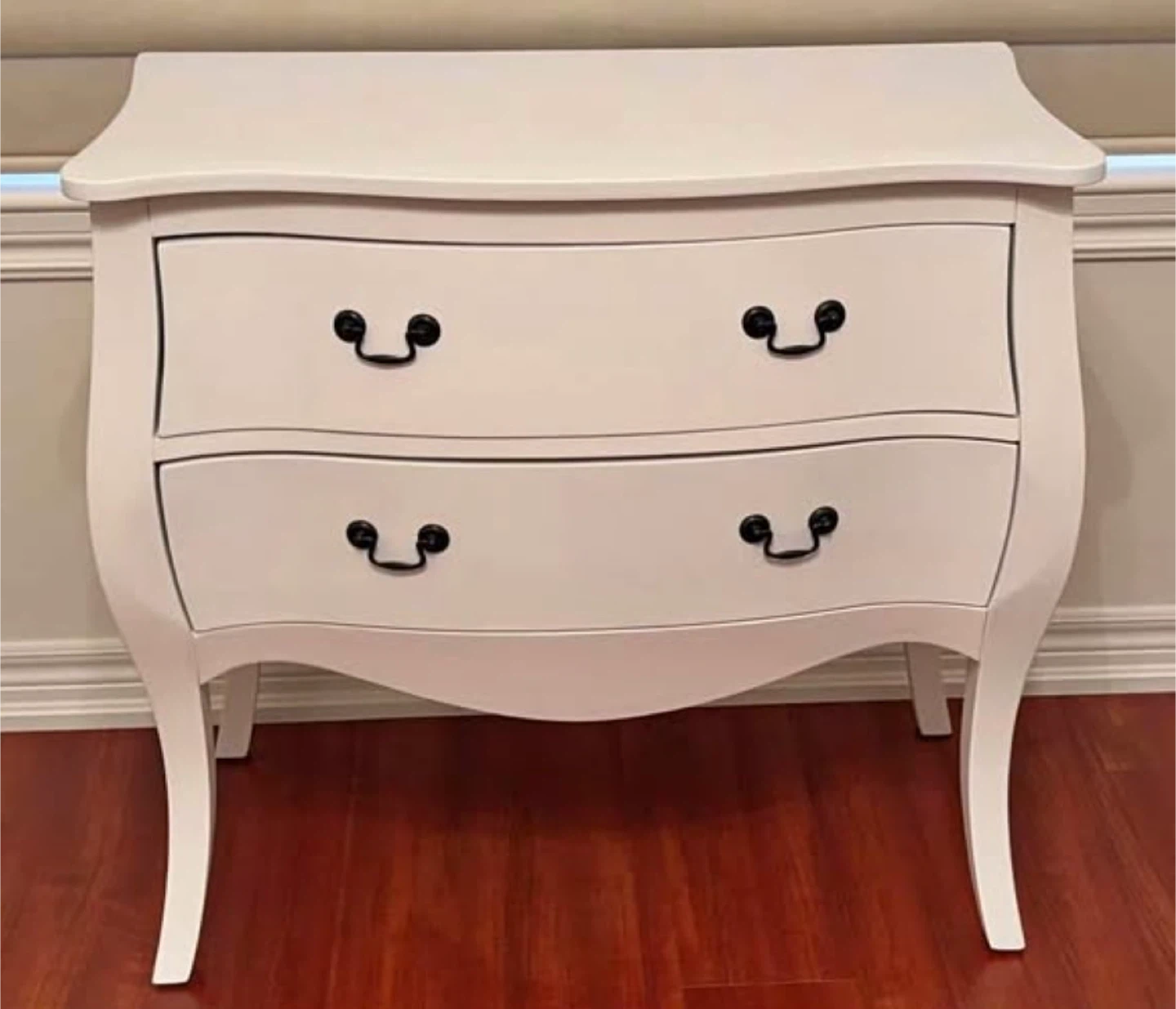White 2-Drawer Accent Chest